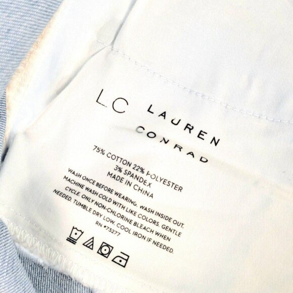 Womens Size 14 Lauren Conrad Lightwash Stretchy Distressed Cuffed Skinny Jeans - Picture 11 of 12